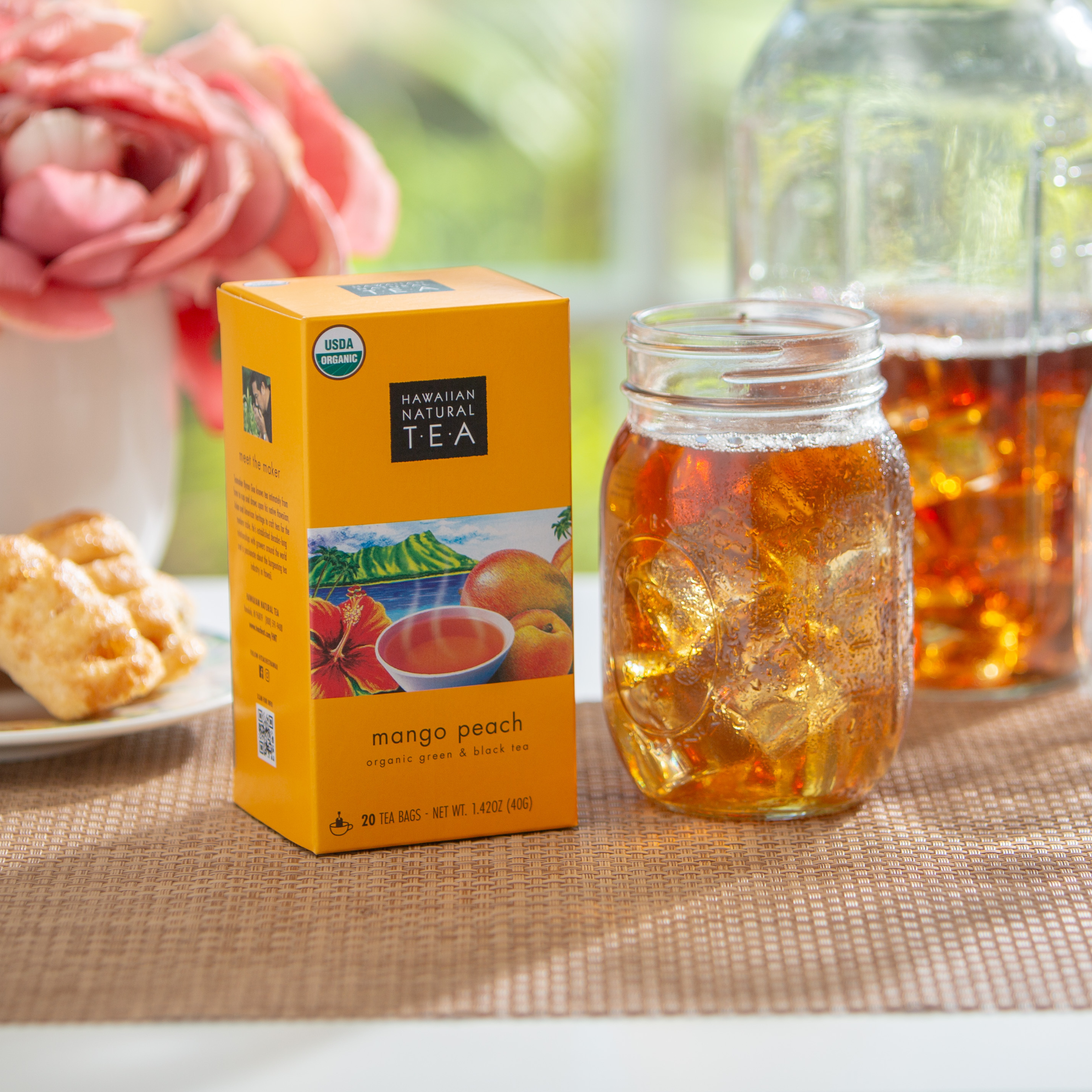 Discover Sugar-Free Mango Peach Tea