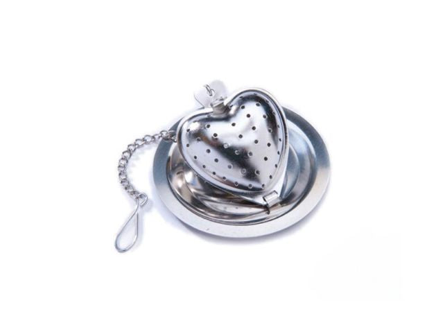 Heart Tea Infuser with Caddy