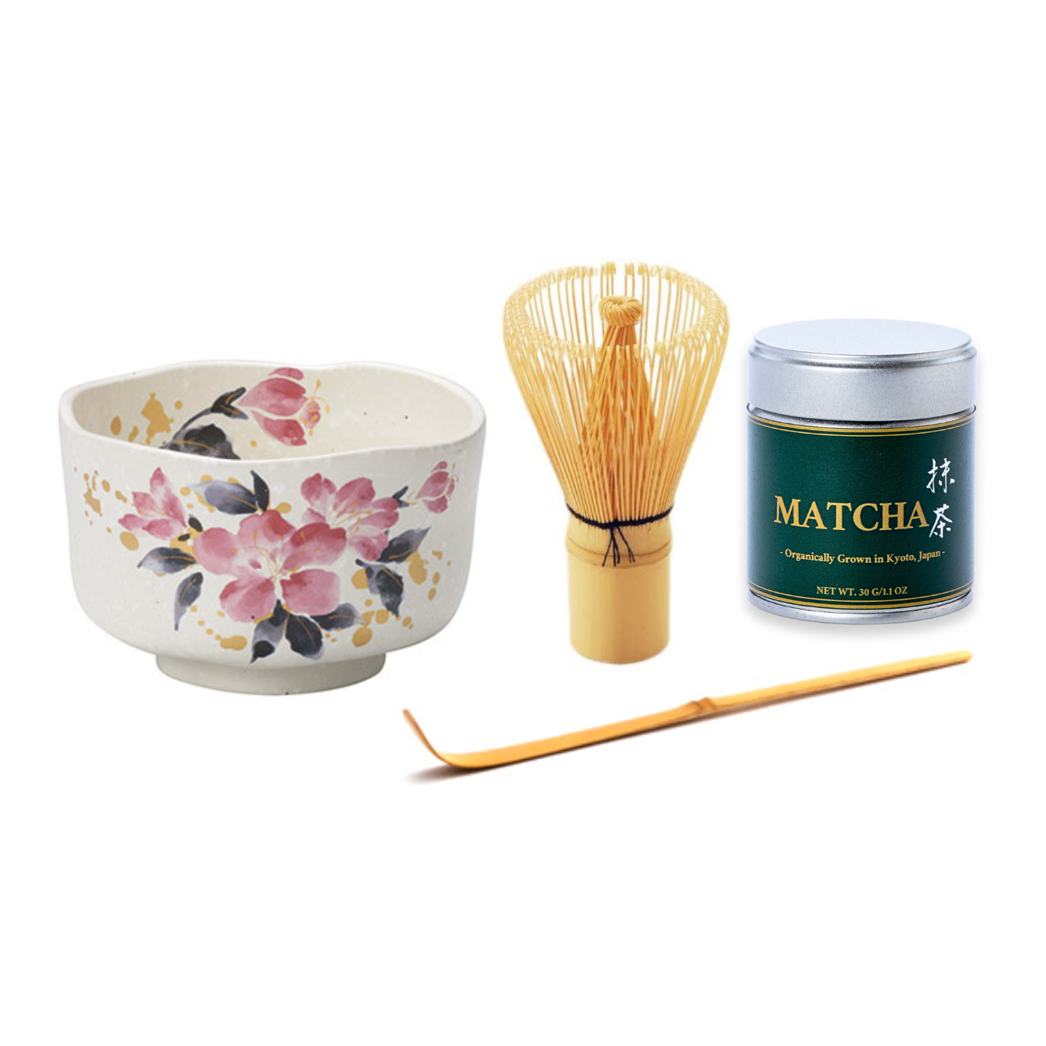 Golden Azalea Matcha Bowl