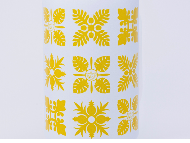 Hawaiian Quilt Tumbler - 40 oz Handle Cup